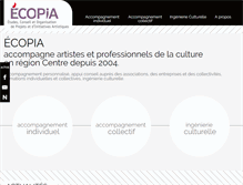 Tablet Screenshot of ecopia.fr